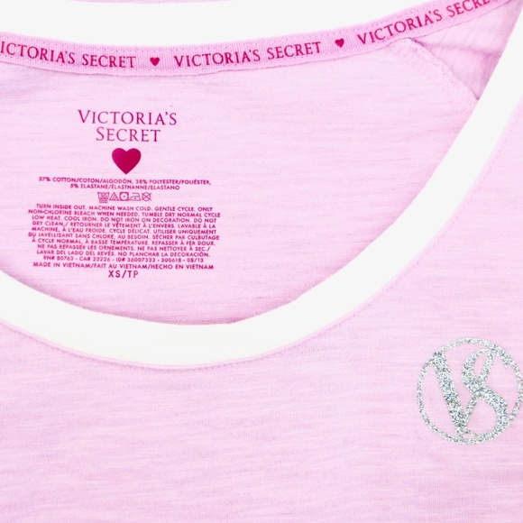 NEW! Victoria Secret Cotton Blend Sleepwear Shirt - Picture 6 of 7